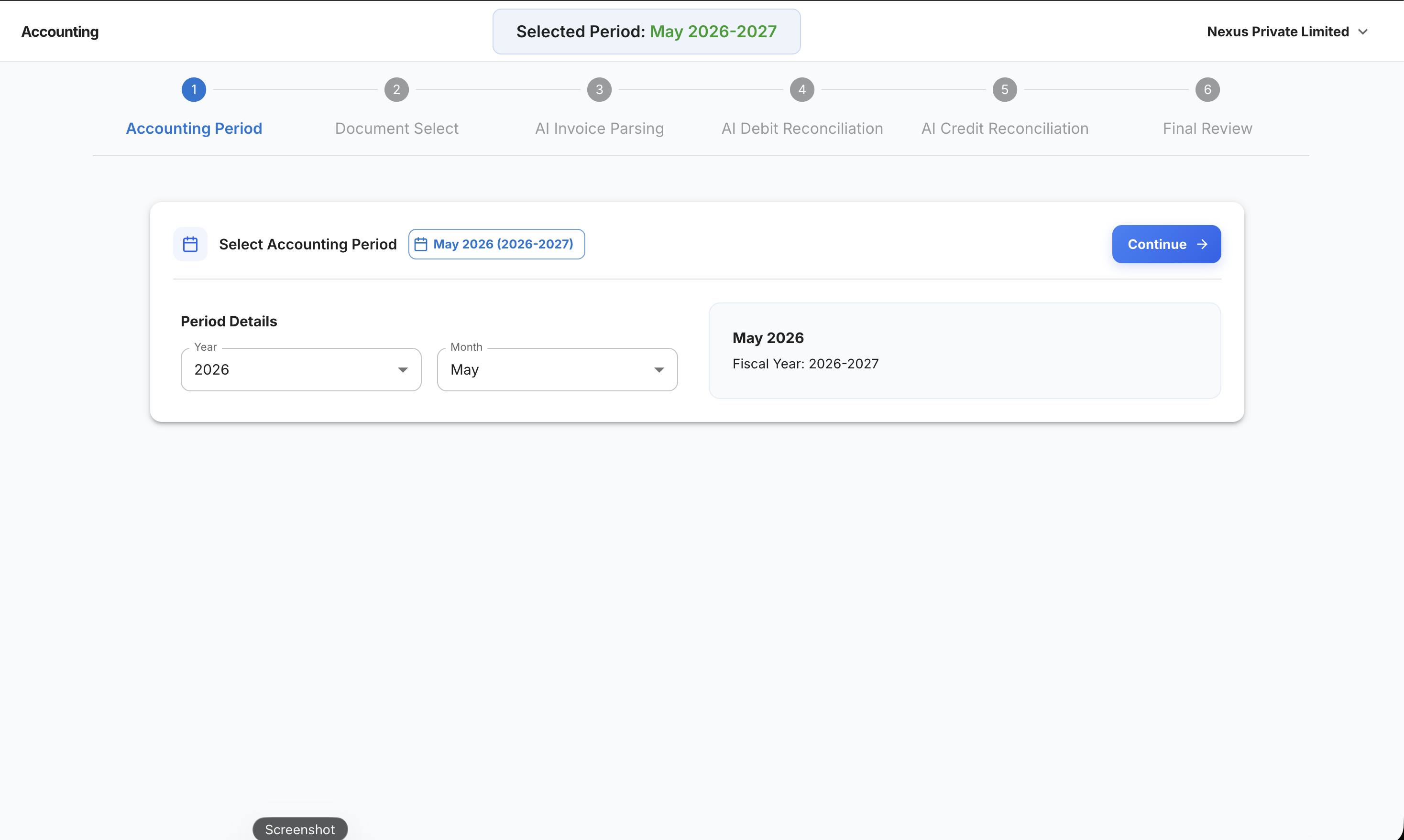 Flick AI guided accounting workflow screenshot
